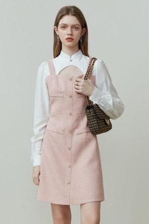 Pink Preppy Mini Dress