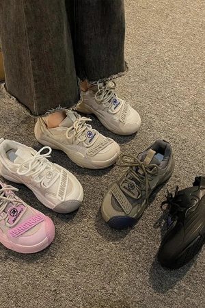 Platform Lace Up Sneakers