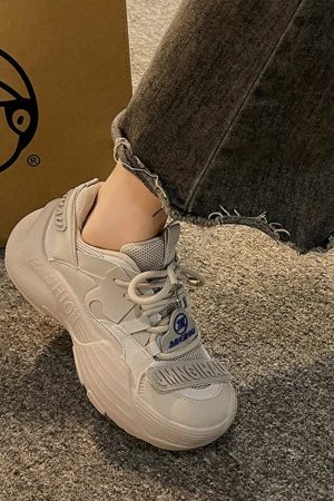 Platform Lace Up Sneakers