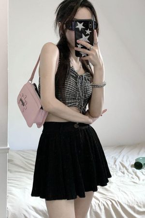 Pleated Mini Skort