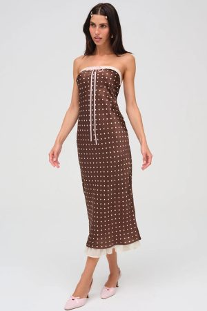 Polka Dot Midi Dress