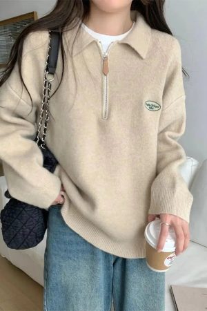 Polo Collar Sweater