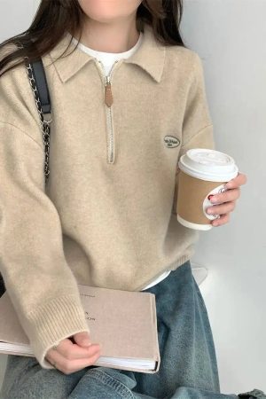 Polo Collar Sweater