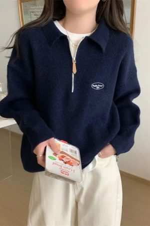 Polo Collar Sweater