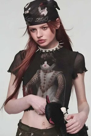 Princess Cat Crop Top
