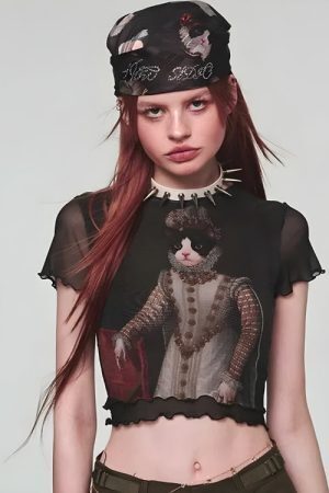 Princess Cat Crop Top