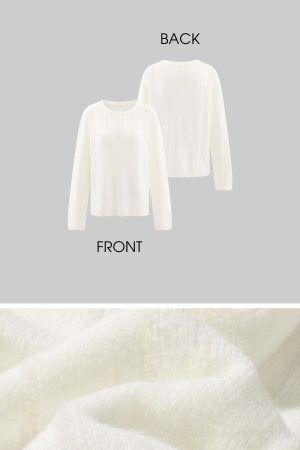 Rase le sol Distressed Stripe Knit Sweater