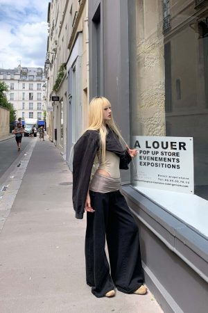 Rase le sol Embroidered Oversized Sweatshirt