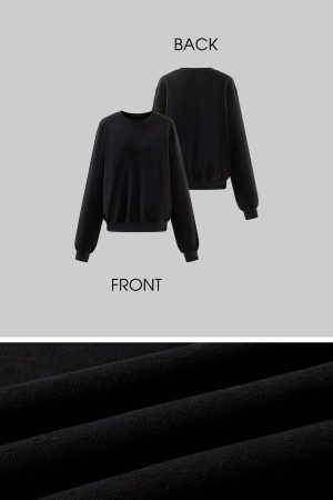 Rase le sol Embroidered Oversized Sweatshirt