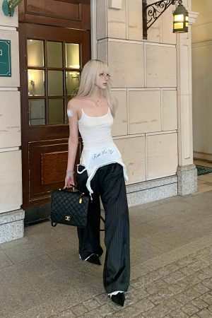 Rase le sol Invisible Fishline White Camisole