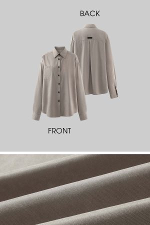 Rase le sol Relaxed Shirt and Wide-Leg Pants Set