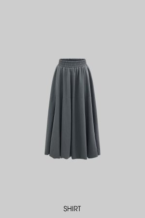 Rase le sol Relaxed Shirt & Maxi Skirt Set