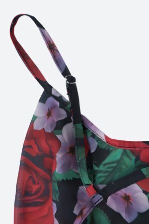Red Rose Maxi Dress