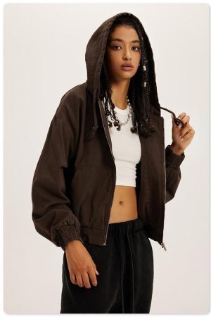 Retro Zip-Up Hoodie