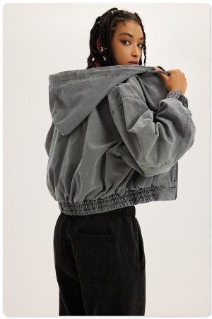 Retro Zip-Up Hoodie