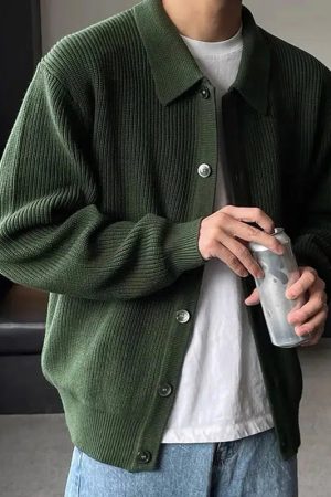 Ribbed Cardigan