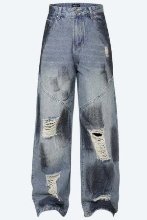 Ripped Denim Jeans