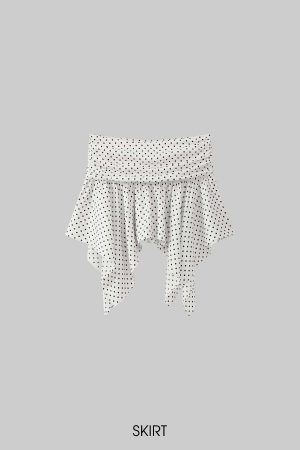 ROVENTE Polka Dot Halter Top & Skirt Set