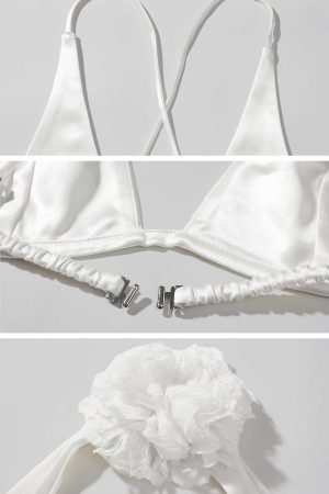 ROVENTE Satin Strap Top & Sequin Skirt Set