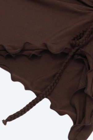 Ruched Mini Skirt