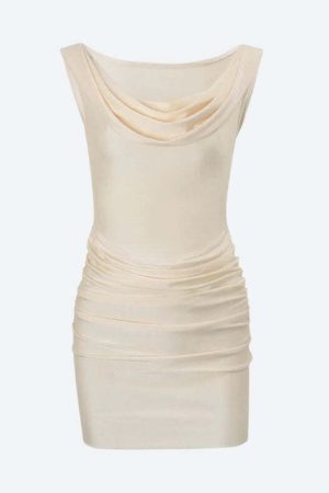 Satin Bodycon Mini Dress