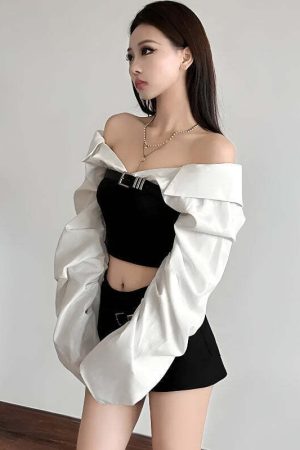 Shirt Corset Top