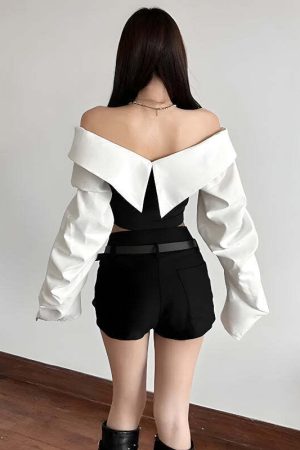 Shirt Corset Top