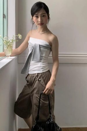 Shirt Tie Top