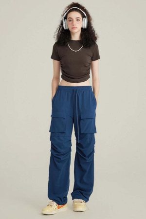 Side Ruched Crop Top