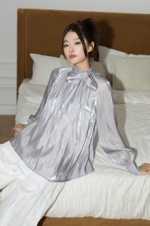 Silk Neck Tie Top