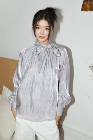 Silk Neck Tie Top