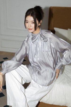 Silk Neck Tie Top