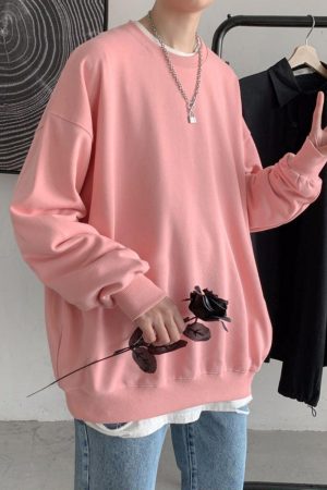 Soft Boy Basic Oversized Sweatshirt