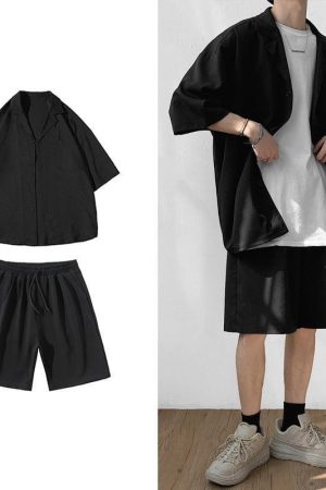 Soft Boy Shirt and Shorts Two Piece Set
