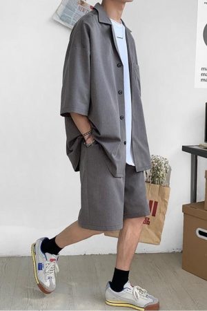 Soft Boy Shirt and Shorts Two Piece Set