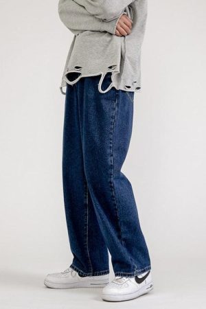Soft Boy Washed Baggy Jeans