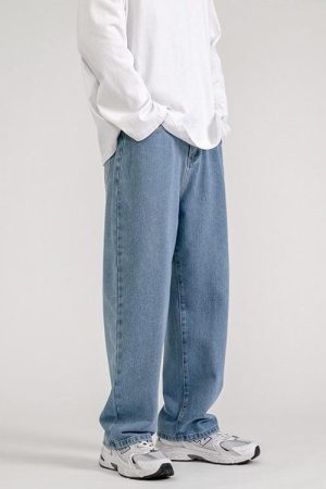 Soft Boy Washed Baggy Jeans