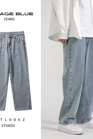 Soft Boy Washed Baggy Jeans