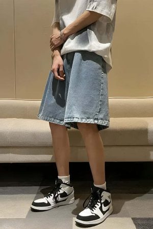 Soft Boy Wide Leg Wash Shorts