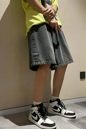 Soft Boy Wide Leg Wash Shorts