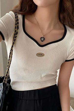 Soft Girl Basic Corduroy Top