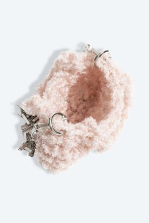 Soft Girl Beaded Chain Strap Handbag