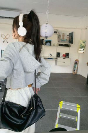 Soft Girl Cropped Hoodie