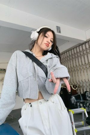 Soft Girl Cropped Hoodie