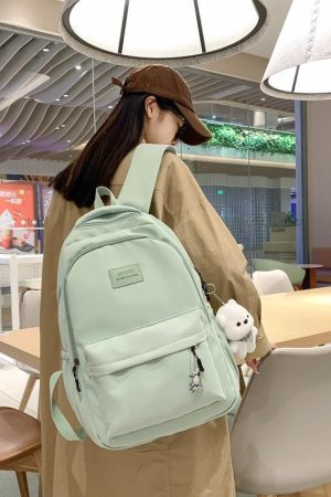 Soft Girl Waterproof School Backpack