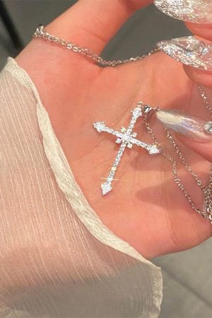 Sparkle Cross Necklace