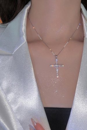 Sparkle Cross Necklace