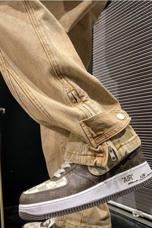 Straight Leg Baggy Jeans