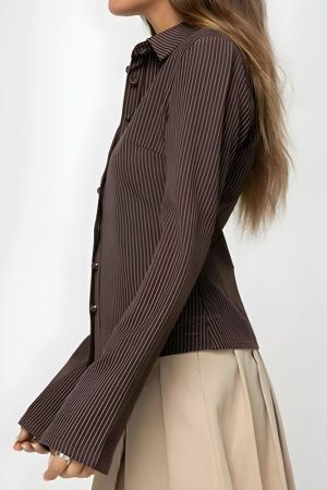 Striped Button Down Shirt