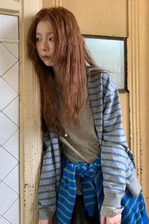 Striped Cardigan